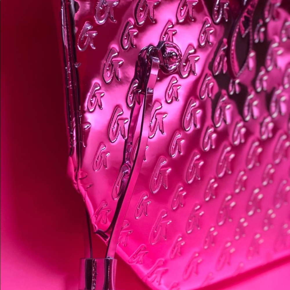 💗💕Metallic pink Glamaholic tote💗💕